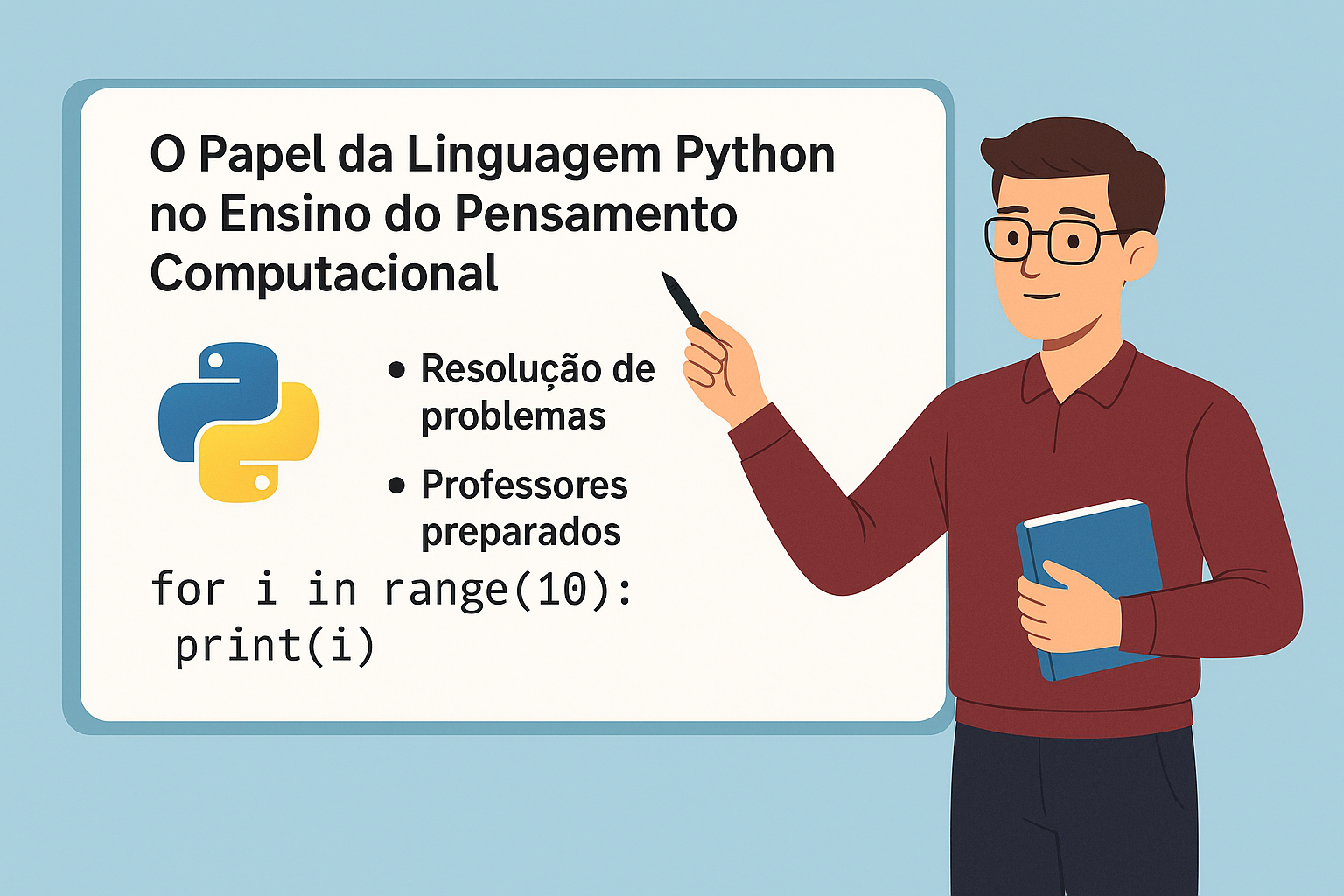 🧠 O Papel da Linguagem Python no Ensino do Pensamento Computacional nas Escolas.